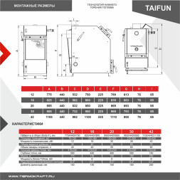 Котел комбинированный TAIFUN 12