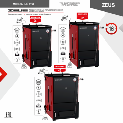 Котел твердотопливный ZEUS 12